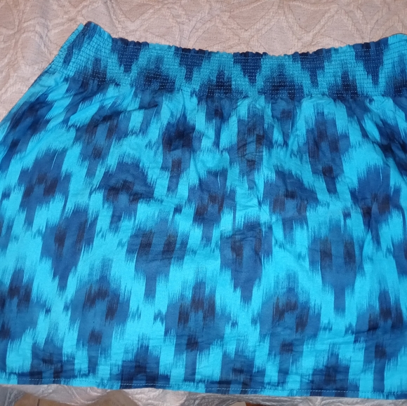 Canyon River Blues Green and blue skirt - Picture 6 of 6